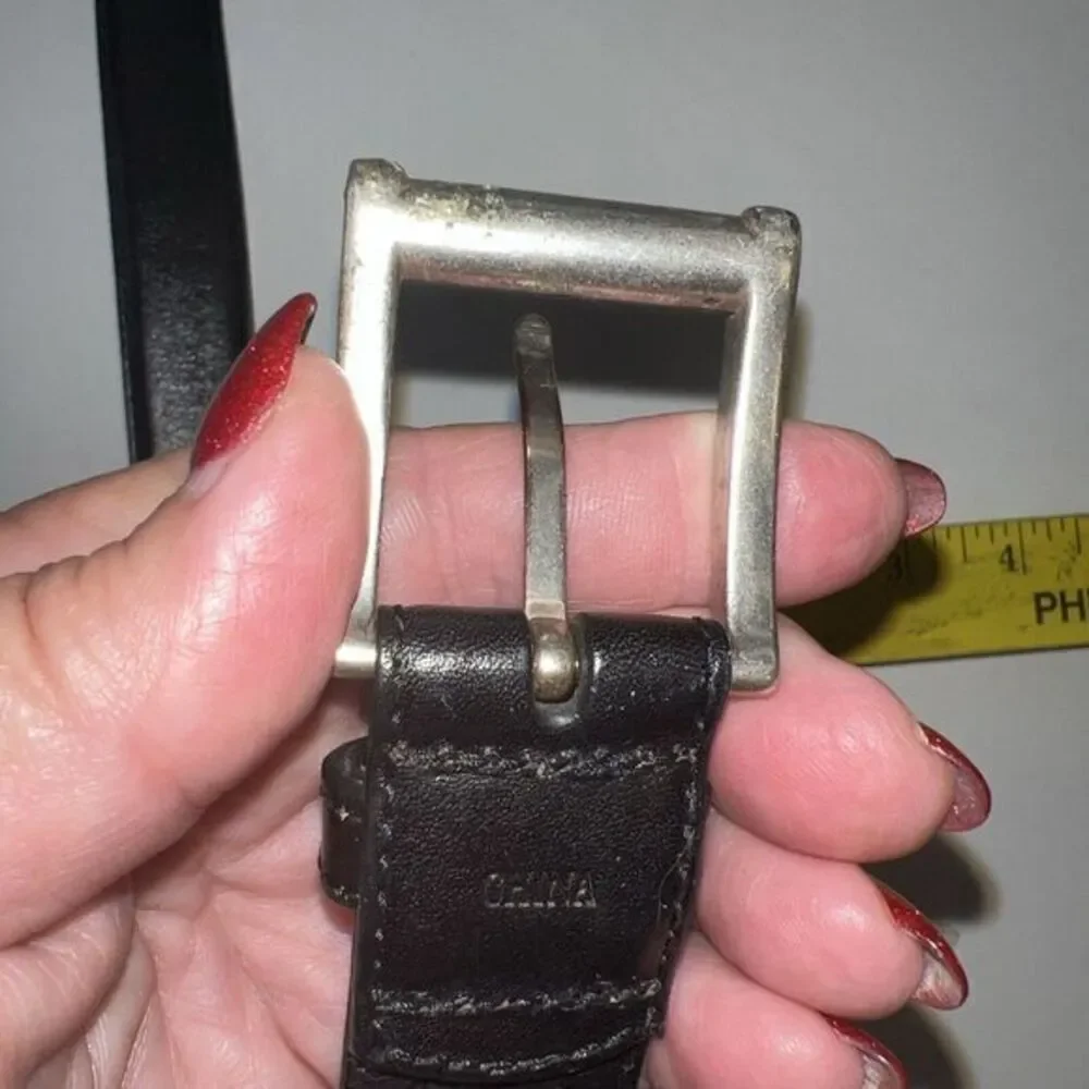 Fossil Women's‎ Leather Belt Size M Medium BT7862001 Black